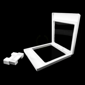EXPOSITOR QUADRADO BRANCO 11 X 13MM - Imagem 2