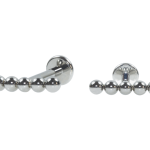 LABRET TITÂNIO R/I CLUSTER 5 ESFERAS MOD2 - Imagem 1