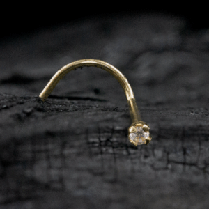 NOSTRIL OURO 18K C/ GARRAS - AMARELO - NO058 - Imagem 1