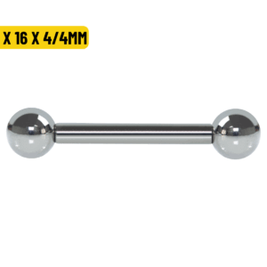BARBELL RETO TITÂNIO R/INTERNA - 1.6 X 16 X 4MM - Imagem 1