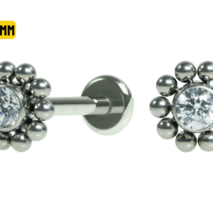 LABRET TITÂNIO R/I INDIANO MINI SOL (1.6MM) - Imagem 1