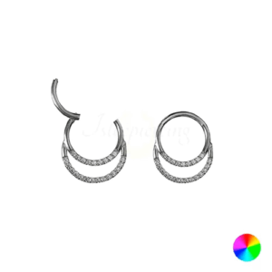 SEGMENTO CLICKER TITÂNIO DUPLO MOD2 10MM - Imagem 1