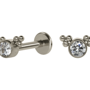 LABRET TITÂNIO R/I INDIANO MENOR MOD2 - Imagem 1