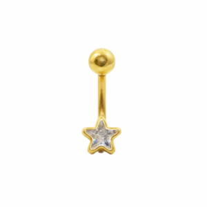 BANANA BELL ESTRELA P - UP106 (BANHADO A OURO) - Imagem 1
