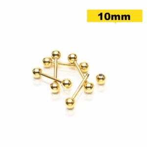 MICRO RETO BANHADO A OURO - 1.2 X 10 X 3MM - Imagem 1