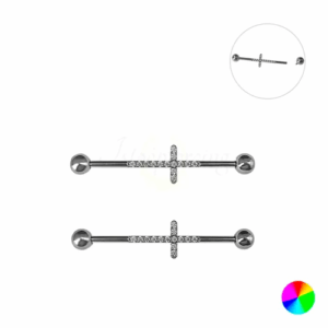 TRANSVERSAL TITÂNIO R/I CRUZ CRAVEJADA - 1.6MM - Imagem 1