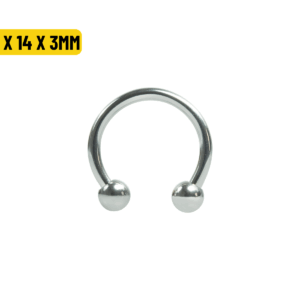 FERRADURA AÇO 1.2 X 14 X 3MM - Imagem 1