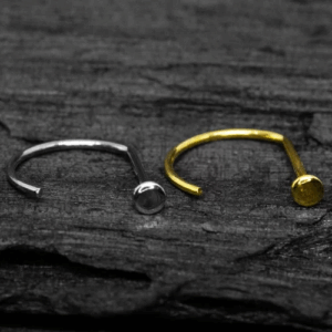 NOSTRIL ARGOLA OPEN D OURO - BRANCO - Imagem 1