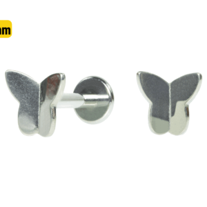LABRET TITÂNIO R/I MINI BORBOLETA - 5MM - Imagem 1