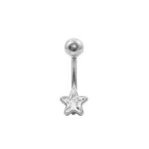 BANANA BELL ESTRELA P - UP106 (PRATA/ AÇO) - Imagem 1