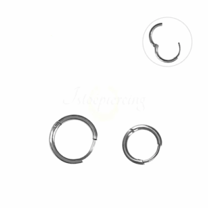 ARGOLA CLICKER AÇO LISA MOD2 8MM - UNIDADE - Imagem 1