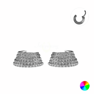 SEGMENTO CLICKER TITÂNIO 5 FASES CRAVEJADO - Imagem 1
