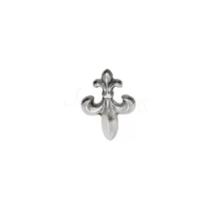 TOPO MICRODERMAL PRATA 950 - FLOR DE LIS - Imagem 1