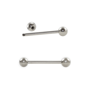 BARBELL NIÓBIO - 1.6 X 22 X 5MM - Imagem 1
