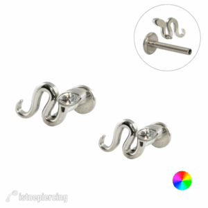 LABRET TITÂNIO R/I COBRA MENOR MOD2 - Imagem 1
