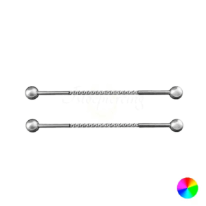 TRANSVERSAL TITÂNIO R/I CRAVEJADO C/ ZIRCÔNIA - 1.2MM - Imagem 1