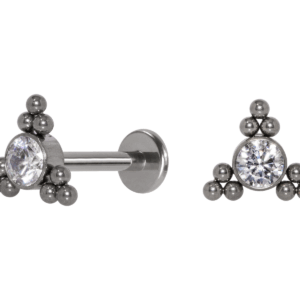 LABRET TITÂNIO R/I TRINITY INDIANO - Imagem 1