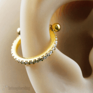 CONCH 1 FILEIRA PRATA 950 - CH3 BANHADO A OURO - Imagem 3