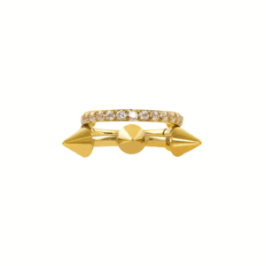 SEGMENTO CLICKER AÇO PVD GOLD SPIKE/ ZIRCÔNIA - Imagem 1