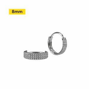 ARGOLA SEGMENTADA AÇO TRIPLA - 8MM - Imagem 1