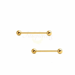 MEGABELL TRANSVERSAL PVD GOLD 1.2 X 32 X 4MM - Imagem 1