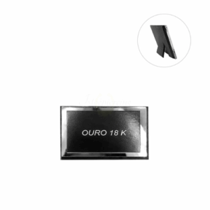 PLACA INFORMATIVA - OURO 18K - Imagem 1