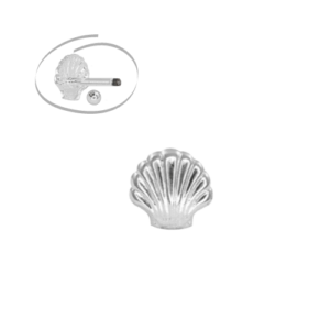 MICRO RETO CONCHA DO MAR - BANHADO A RÓDIO - Imagem 1