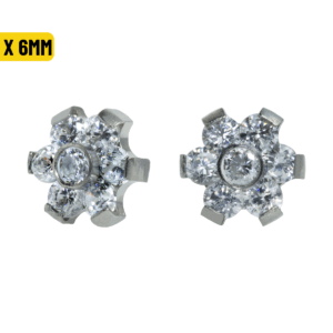 TOPO MICRODERMAL FLOR C/ ZIRCÔNIA - 1.6 X 6MM - Imagem 1