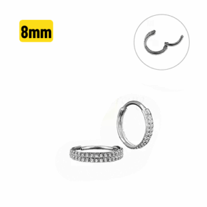 ARGOLA SEGMENTADA AÇO DUPLA - 8MM - Imagem 1