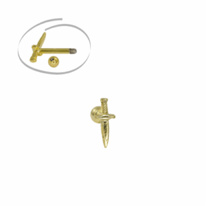 MICRO RETO ADAGA - BANHADO A OURO - Imagem 1