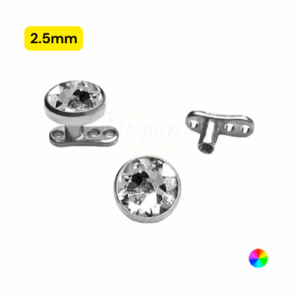 MICRODERMAL TITÂNIO P/ BRANCA - 2.5MM - Imagem 1