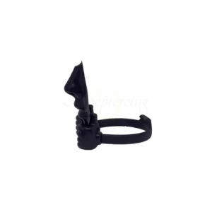 EXPOSITOR MÃO DE BORRACHA ARCO DE PLASTICO - PRETO - Imagem 2