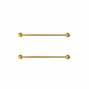 MEGABELL TRANSVERSAL TITÂNIO PVD GOLD 1.2 X 37 X 4 - Imagem 1