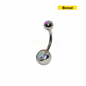 BANANA BELL AÇO C/ STRASS 2 PEDRAS - BOREAL M - Imagem 1