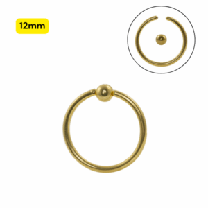 CAPTIVE BANHADO A OURO 1.2 X 12 X 3MM - Imagem 1