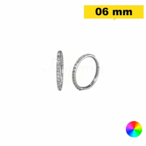 SEGMENTO CLICKER TITÂNIO LATERAL C/ ZIRCÔNIA - 1.2 X 6MM - Imagem 1