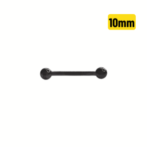 MICRO RETO TITÂNIO PVD BLACK 1.2 X 10 X 3MM - Imagem 1