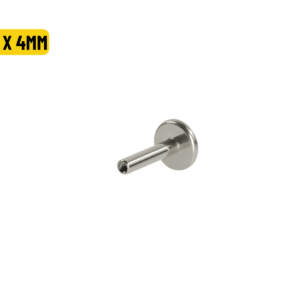 LABRET HASTE TITÂNIO - 1.2 X 4MM - Imagem 1