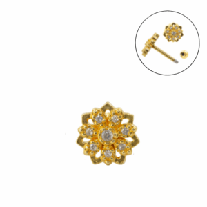 MICRO RETO MANDALA C97 - BANHADO A OURO - Imagem 1