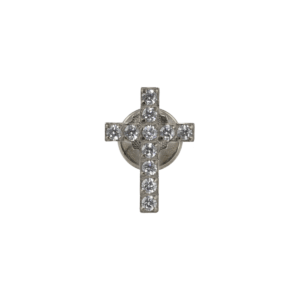 LABRET TITÂNIO R/I CRUZ CRAVEJADA MOD2 - Imagem 1