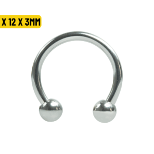 FERRADURA AÇO 1.2 X 12 X 3MM - Imagem 1