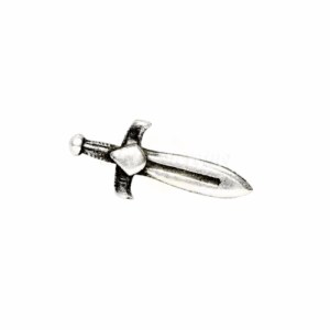 TOPO MICRODERMAL PRATA 950 - ADAGA - Imagem 1