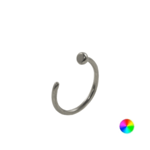 NOSTRIL ARGOLA TITÂNIO NOSE RING - Imagem 1