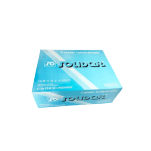 CATETER INTRAVENOSO SOLIDOR - CAIXA C/50 UN (22G) - Imagem 1