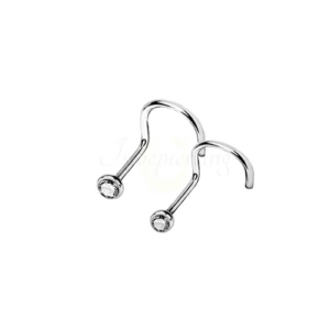 NOSTRIL AÇO C/ ZIRCONIA - 1.75MM - Imagem 1