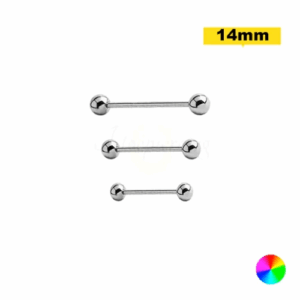 MICRO RETO TITÂNIO NATURAL - 1.2 X 14 X 3MM - Imagem 1