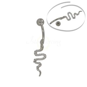 BANANA BELL COBRA CRAVEJADA - UP265 (PRATA/ AÇO) - Imagem 1