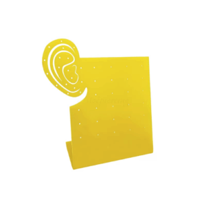 EXPOSITOR JÓIAS ORELHA ACRÍLICO - AMARELO - Imagem 1