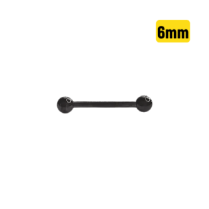 MICRO RETO TITÂNIO PVD BLACK 1.2 X 6 X 3MM - Imagem 1