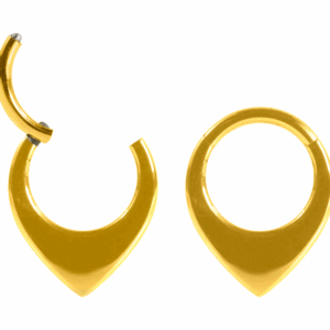 SEGMENTO CLICKER TITÂNIO PVD GOLD V - Imagem 1
